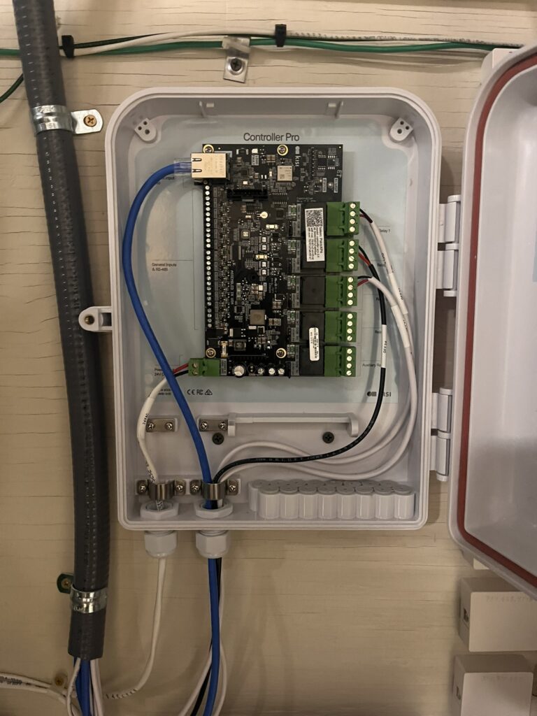 New access control install