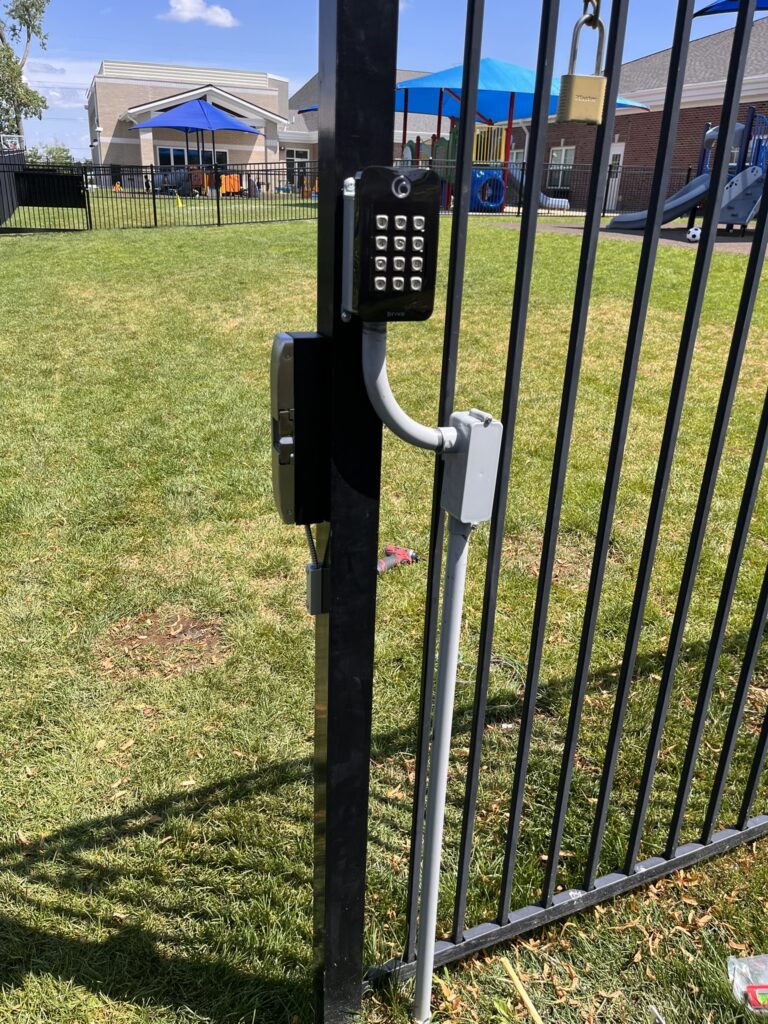 access control on a gate